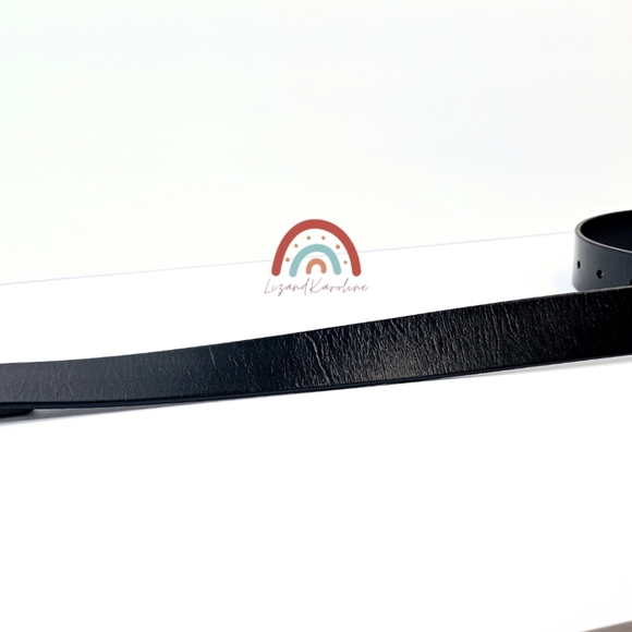 New! J. Crew Oval Buckle Leather Belt - Picture 7 of 10